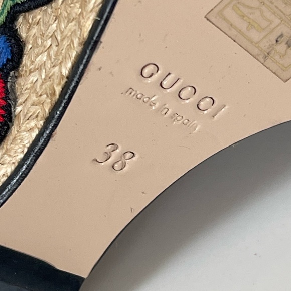 AUTHENTIC GUCCI FLORAL WEDGE ESPADRILLES - Picture 14 of 14